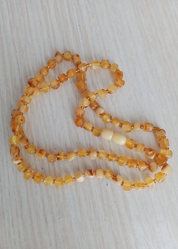 DAMLA Kehribar kolye 60 cm 11 gram boyu - Görsel 7