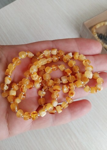 DAMLA Kehribar kolye 60 cm 11 gram boyu - Görsel 8