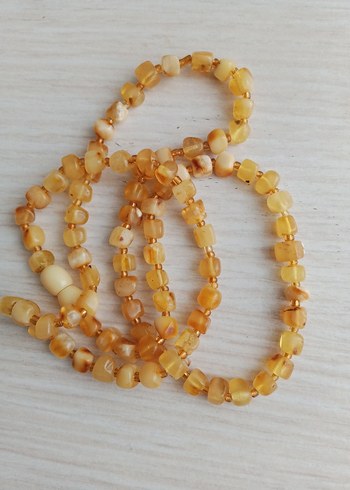 DAMLA Kehribar kolye 60 cm 11 gram boyu - Görsel 2