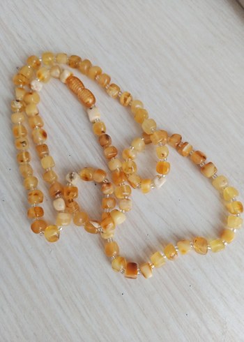 DAMLA Kehribar kolye 60 cm 11 gram boyu - Görsel 10