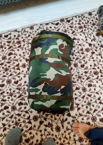 Kamuflaj uyku tulumu kamp malzemeleri en 70 boy 210 - Görsel 2