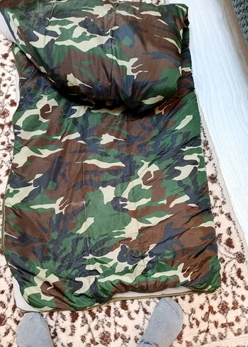 Kamuflaj uyku tulumu kamp malzemeleri en 70 boy 210 - Görsel 6