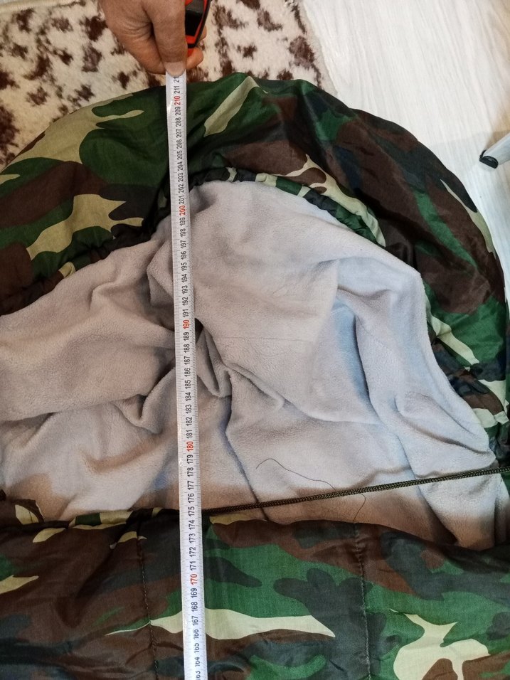 Kamuflaj uyku tulumu kamp malzemeleri en 70 boy 210 - Görsel 3