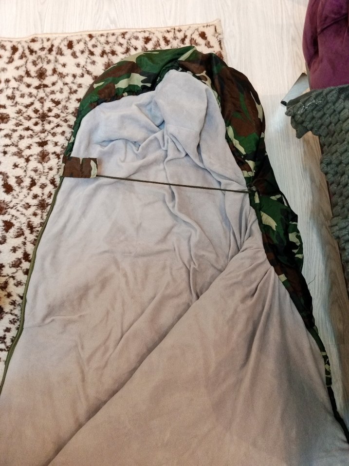 Kamuflaj uyku tulumu kamp malzemeleri en 70 boy 210 - Görsel 4
