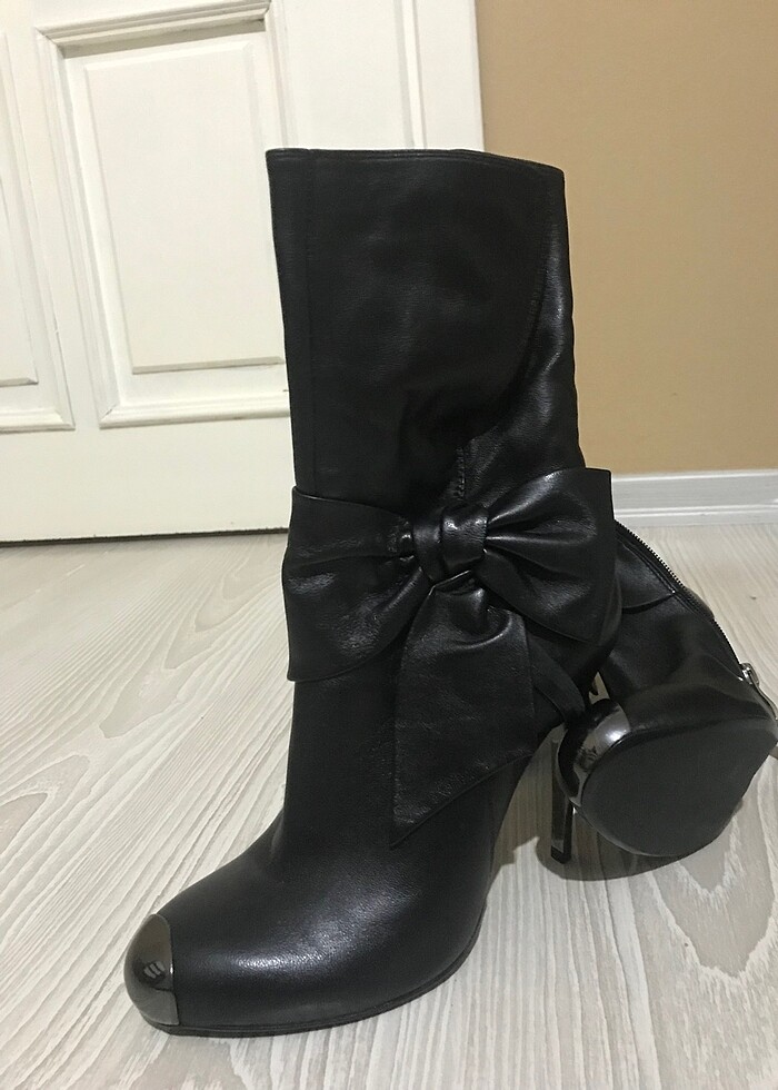 Hakiki deri çok şık yeni çizme - Görsel 2