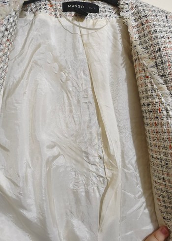 Mango Kadın Tüvit Ceket - Görsel 5