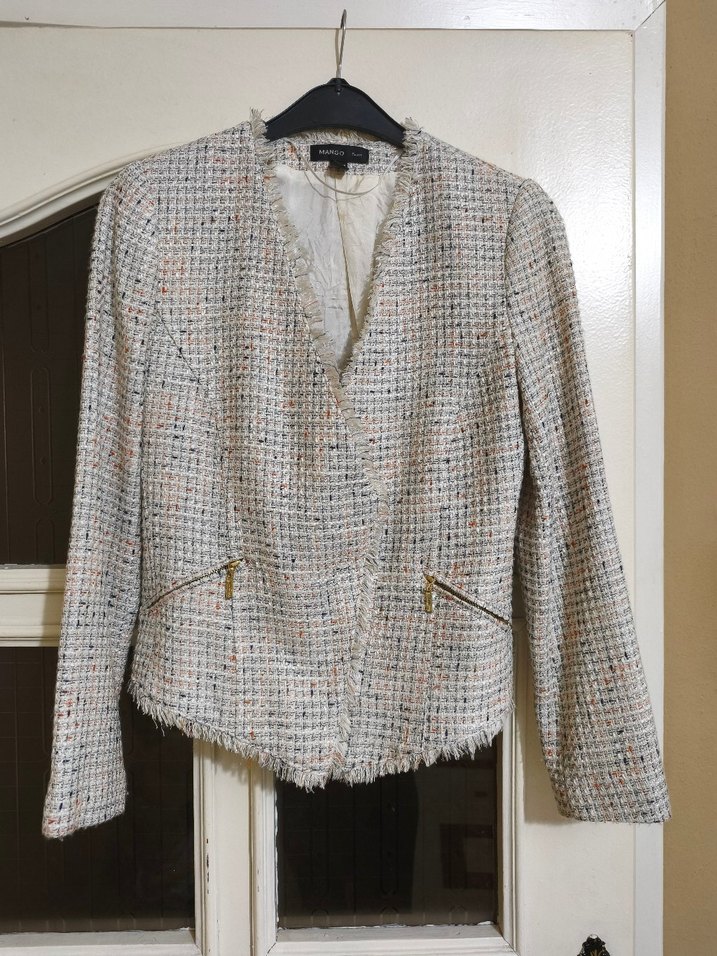 Mango Kadın Tüvit Ceket - Görsel 2