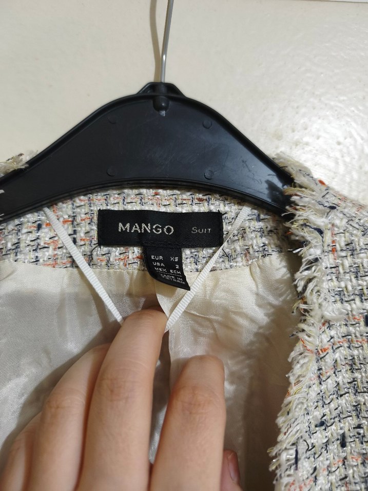 Mango Kadın Tüvit Ceket - Görsel 4