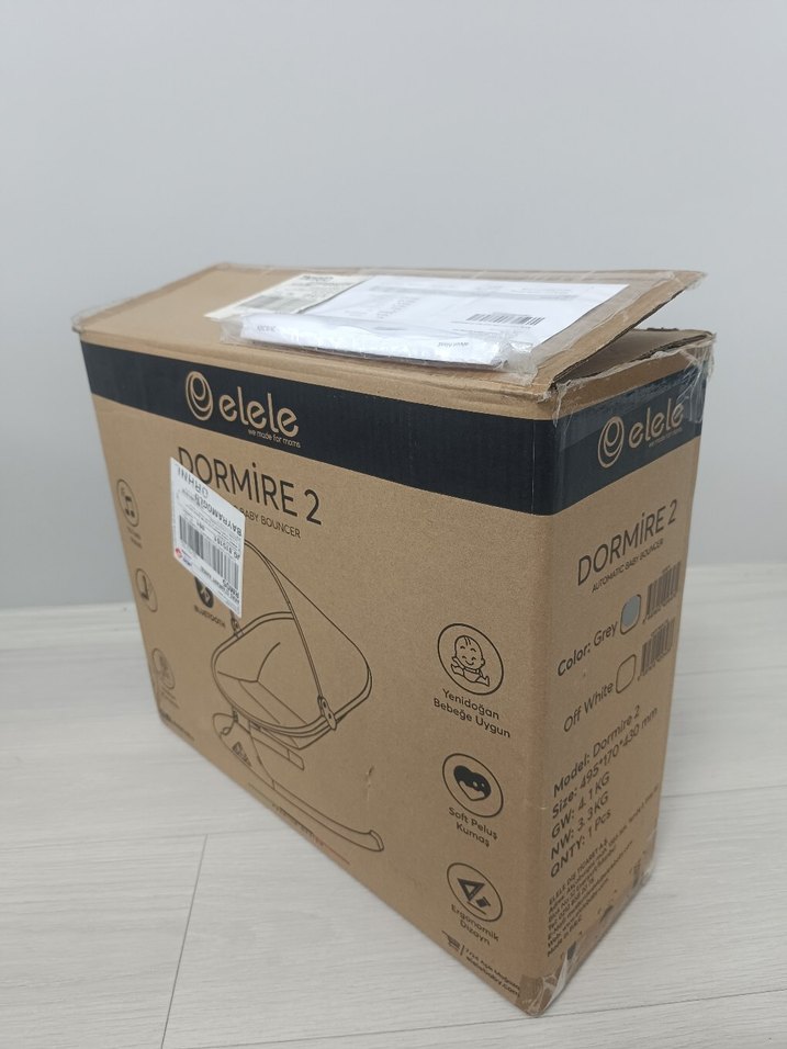 Kullanılmamış,Elele Dormire 2 otomatik sallanır ana kucağı - Görsel 2