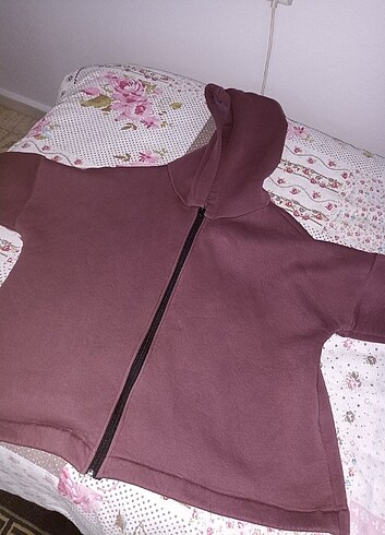 Diğer Kapüşonlu oversize hırka 