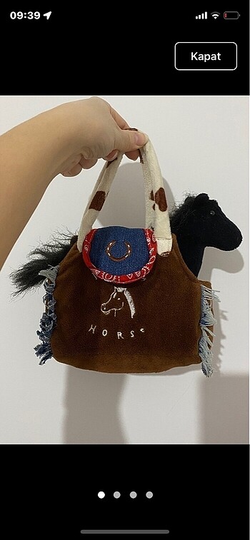 I love my horse çanta