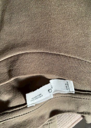 Mango Haki Kısa Kollu Basic Tişört - Görsel 2