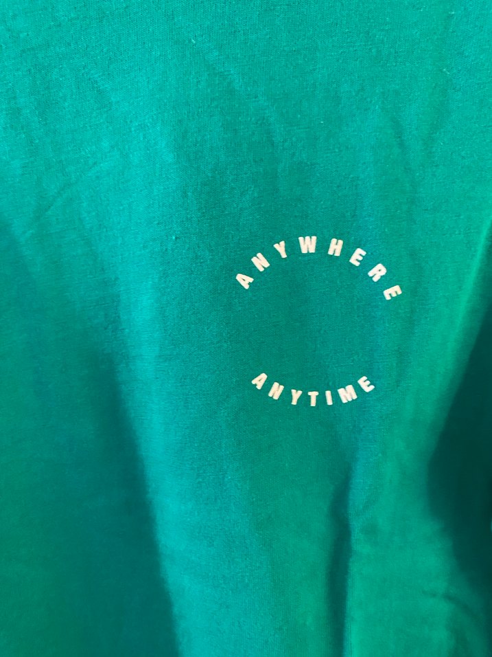 Mango Yeşil Baskılı Kısa Kollu Kadın Tişört - Görsel 3