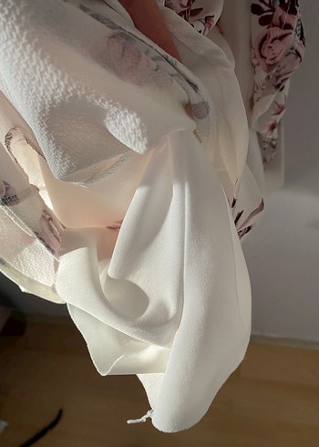 Çiçekli Beyaz Mini Tulup - Görsel 5