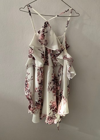 Çiçekli Beyaz Mini Tulup - Görsel 2