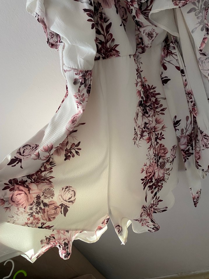 Çiçekli Beyaz Mini Tulup - Görsel 4