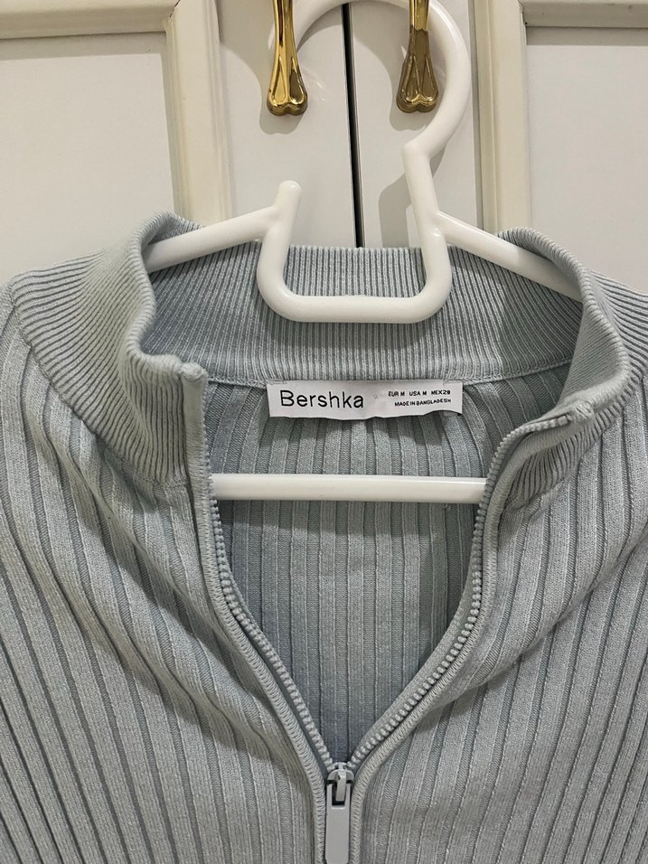 Bershka Bebe Mavisi Hırka - Görsel 2