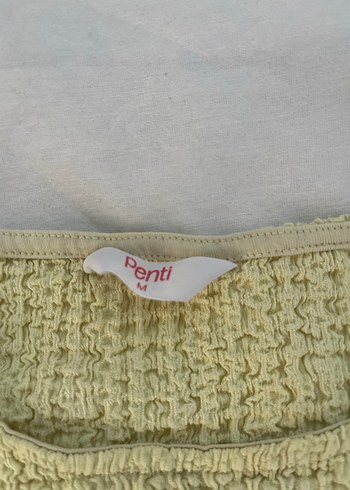 Sarı Kolsuz Örgü Kadın Süveter - Görsel 2