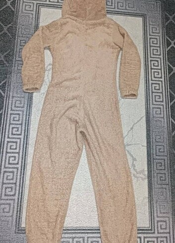 Uzun Kollu Kulak Detaylı Peluş Uyku Tulumu - Görsel 5