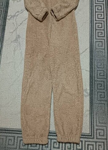 Uzun Kollu Kulak Detaylı Peluş Uyku Tulumu - Görsel 9