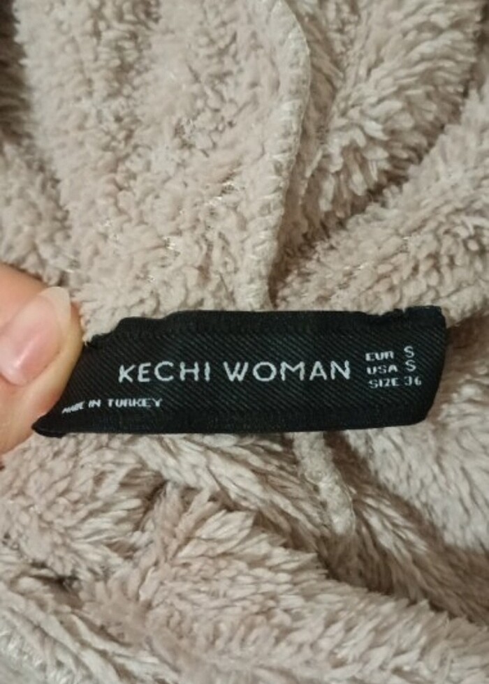 Uzun Kollu Kulak Detaylı Peluş Uyku Tulumu - Görsel 3