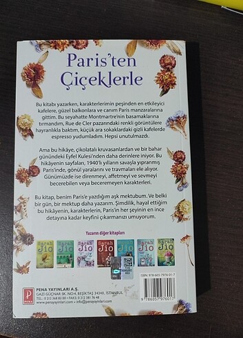 PARİSTEN ÇİÇEKLERLE SIFIR KİTAP