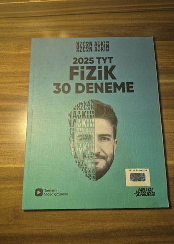 2025 TYT Fizik 30 Deneme Sınav Kitabı