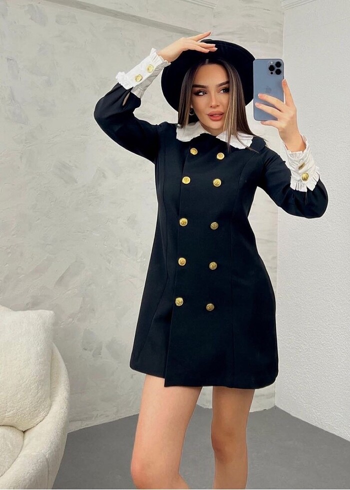 Zara gömlek elbise - Görsel 3