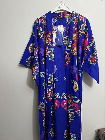 Etnik desenli kimono - Görsel 6