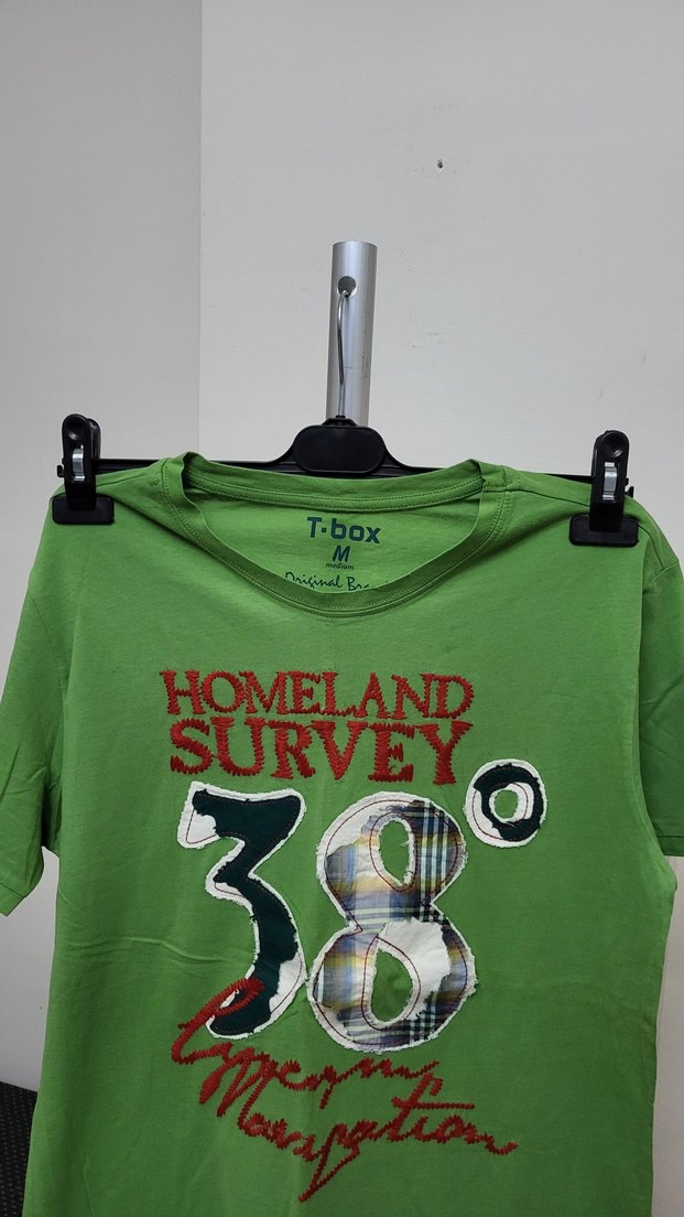 TBox Marka Yeşil Baskılı Erkek Tişört - Görsel 2