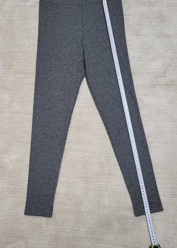Gri Kemerli Kadın Tayt - Görsel 4