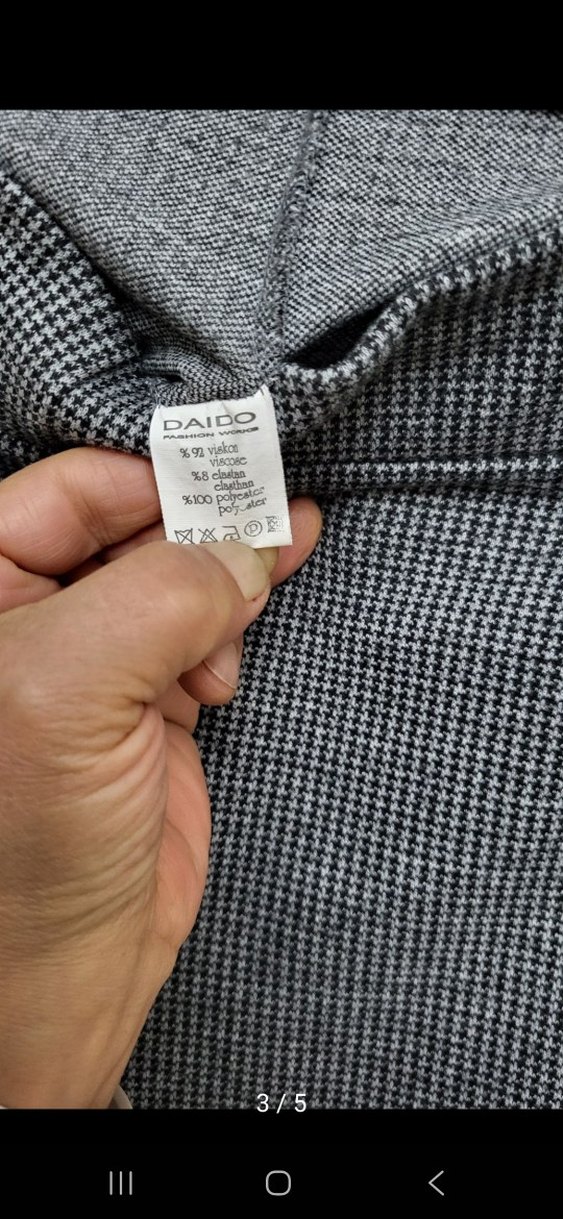 Gri Kemerli Kadın Tayt - Görsel 3