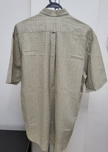 Yeşil Kısa Kollu Düğmeli Erkek Gömlek - Görsel 3