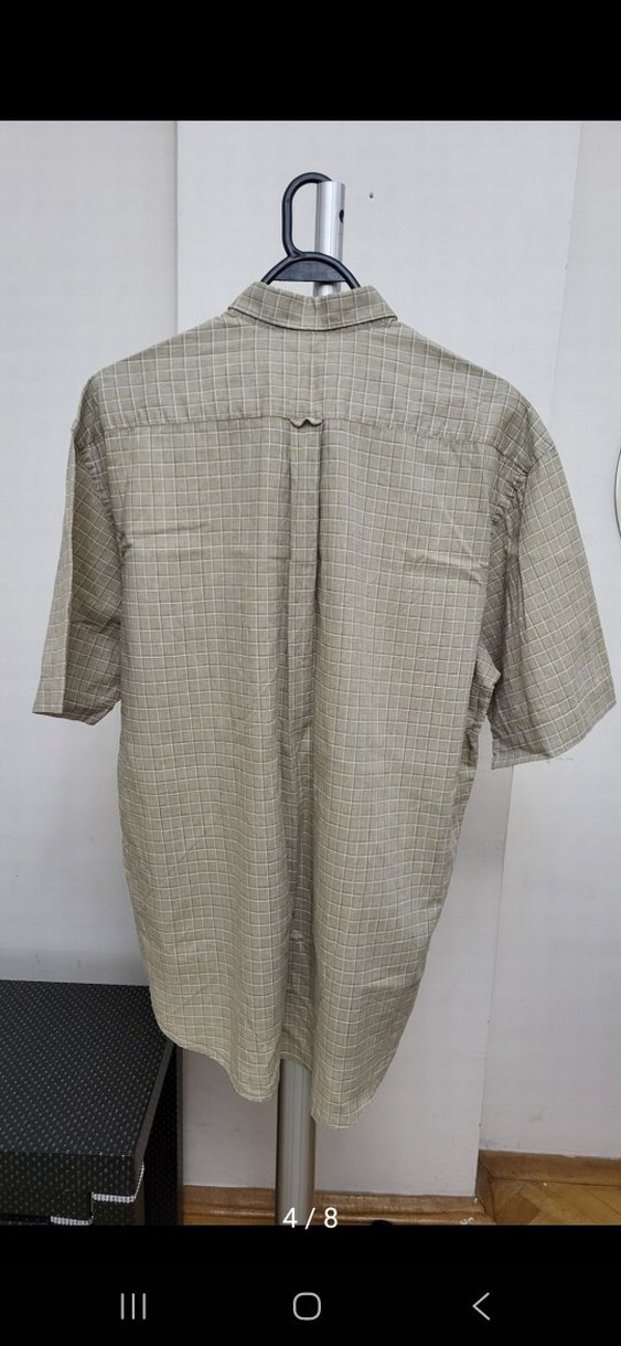 Yeşil Kısa Kollu Düğmeli Erkek Gömlek - Görsel 3