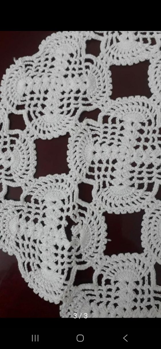 El Yapımı Beyaz Dantel Örtü Seti - Görsel 3