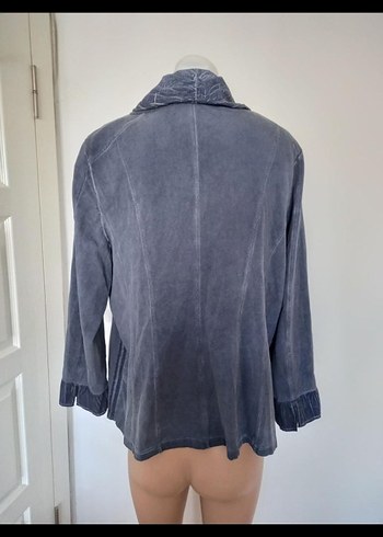 Düğmeli Çift Yakalı Ceket - Görsel 7