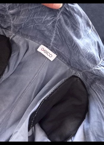 Düğmeli Çift Yakalı Ceket - Görsel 6