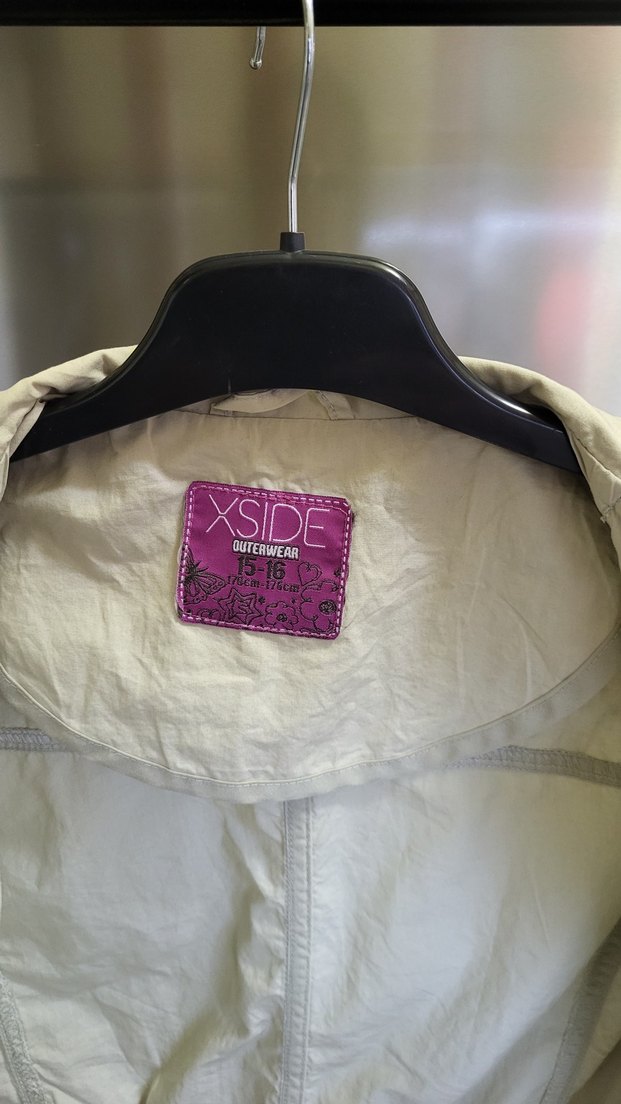 Bej Kısa Kollu Düğmeli Çocuk Keten Gömlek - Görsel 3