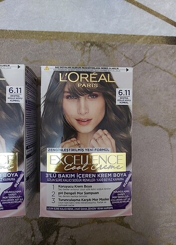  Beden Renk Loreal 6.11 Küllü Koyu Kumral Saç Boyası 