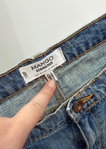Mango Denim Tees Mavi Yikamali Jean