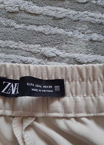 Zara ZARA marka yüksek bel bol paça pantolon 