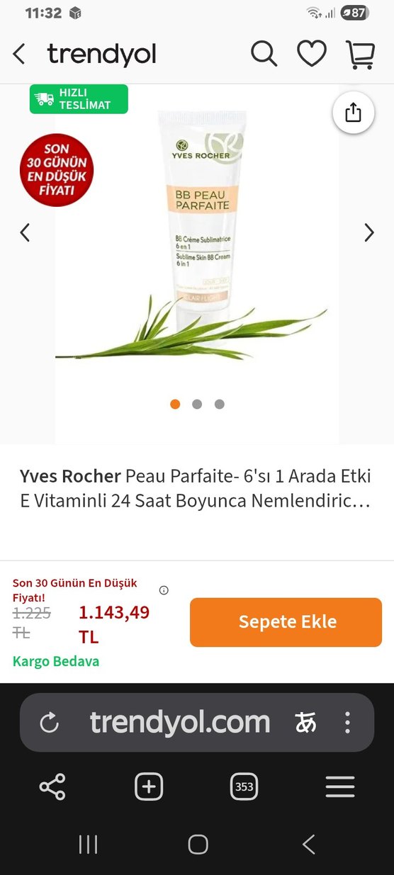 Yves Rocher BB Krem Beige - Görsel 4