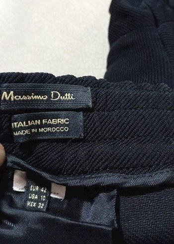 Massimo Dutti Siyah İtalyan Kumas Pantolon
