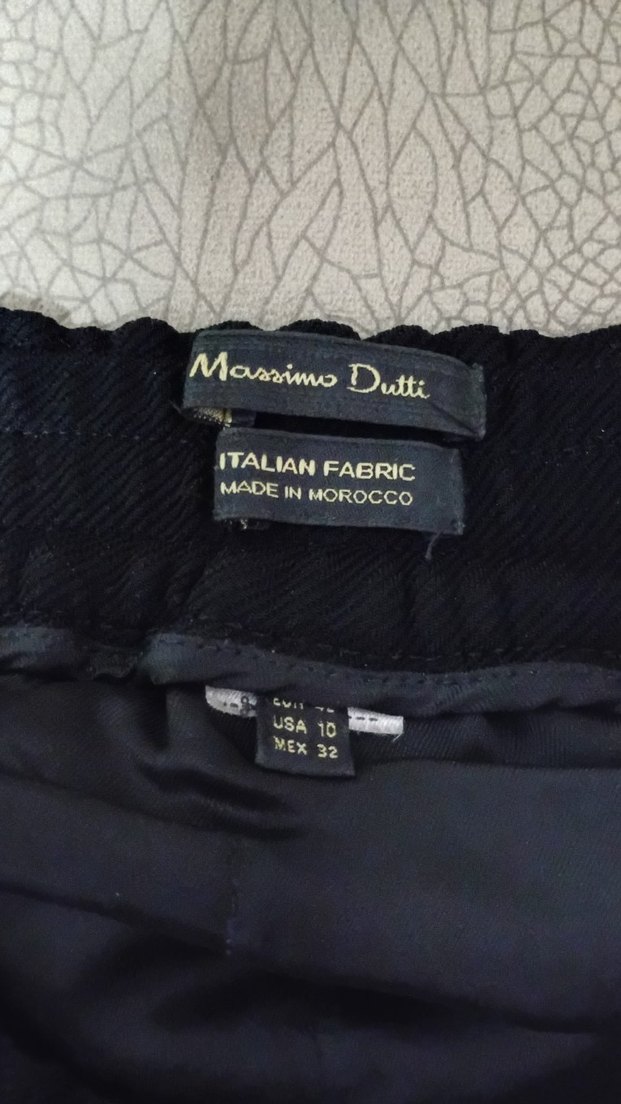 Massimo Dutti Siyah İtalyan Kumaş Pantolon — görsel 4/5