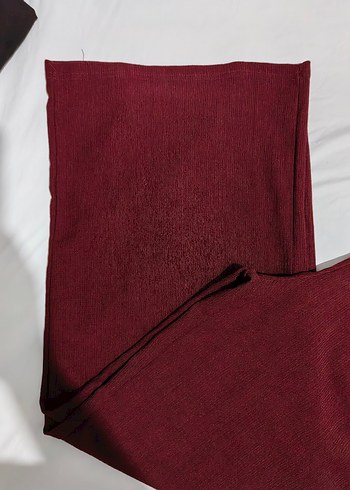 Trendyol & Milla Bordo Salaş Pliseli Kadın Kumaş Pantolon