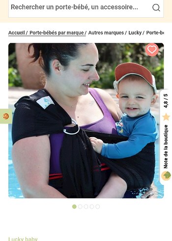 Sukkuri Siyah Bebek Taşıma Sling - Görsel 2