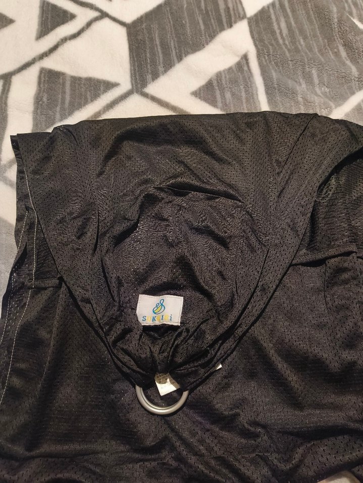 Sukkuri Siyah Bebek Taşıma Sling - Görsel 3