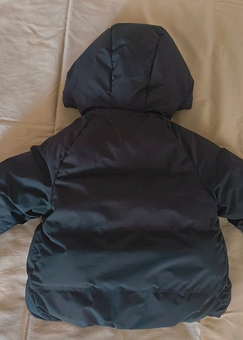 Zara Çocuk Siyah Kapüşonlu Şişme Mont - Görsel 2