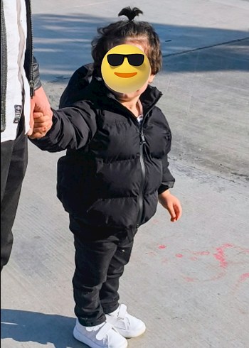 Zara Çocuk Siyah Kapüşonlu Şişme Mont - Görsel 6