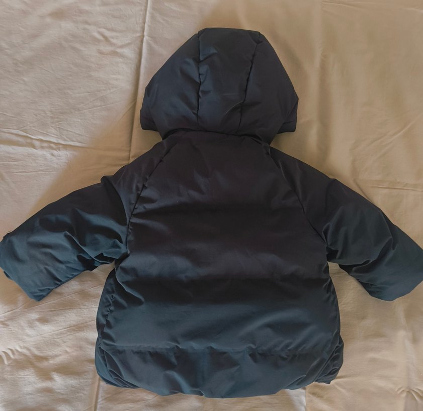 Zara Çocuk Siyah Kapüşonlu Şişme Mont - Görsel 2